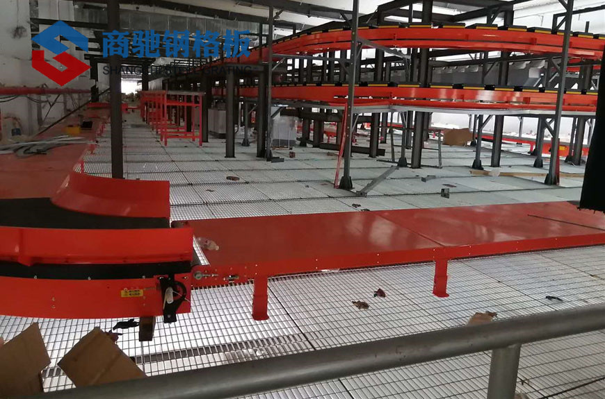 廊坊永清中通物流倉儲(chǔ)平臺(tái)鋼格板